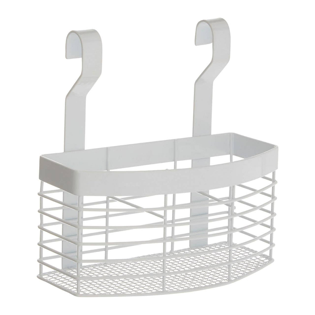 Sorello White Iron Hanging Storage Basket