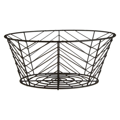 Vertex Black Powder Coated Fruit Basket