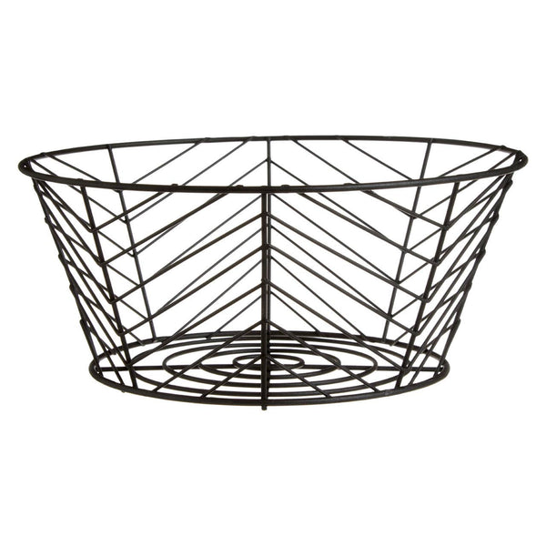 Vertex Black Powder Coated Fruit Basket