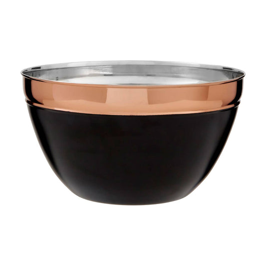 Prescott Large Black and Copper Mixing Bowl