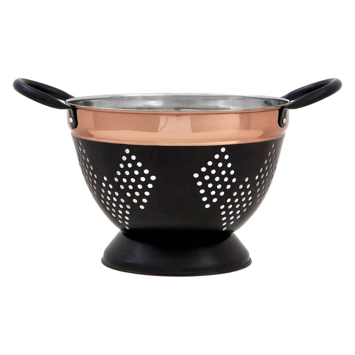 Prescott Medium Charcoal and Copper Colander