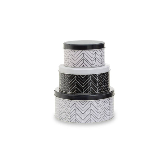 Paice Set Of Three Urban Storage Tins