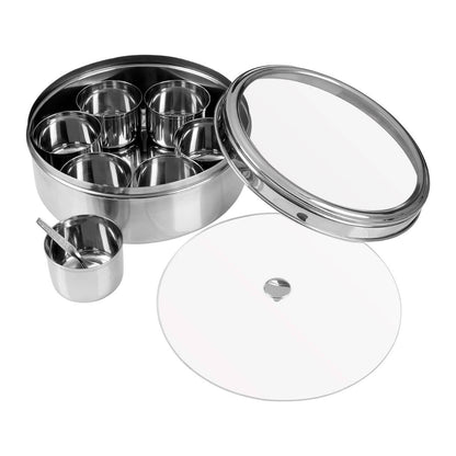 Syd Set of 7 Spice Storage Container with Clear Lid