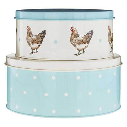 Mrs Henderson Set of 2 Round Cake Tins