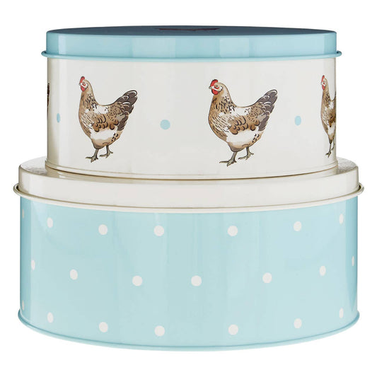 Mrs Henderson Set of 2 Round Cake Tins