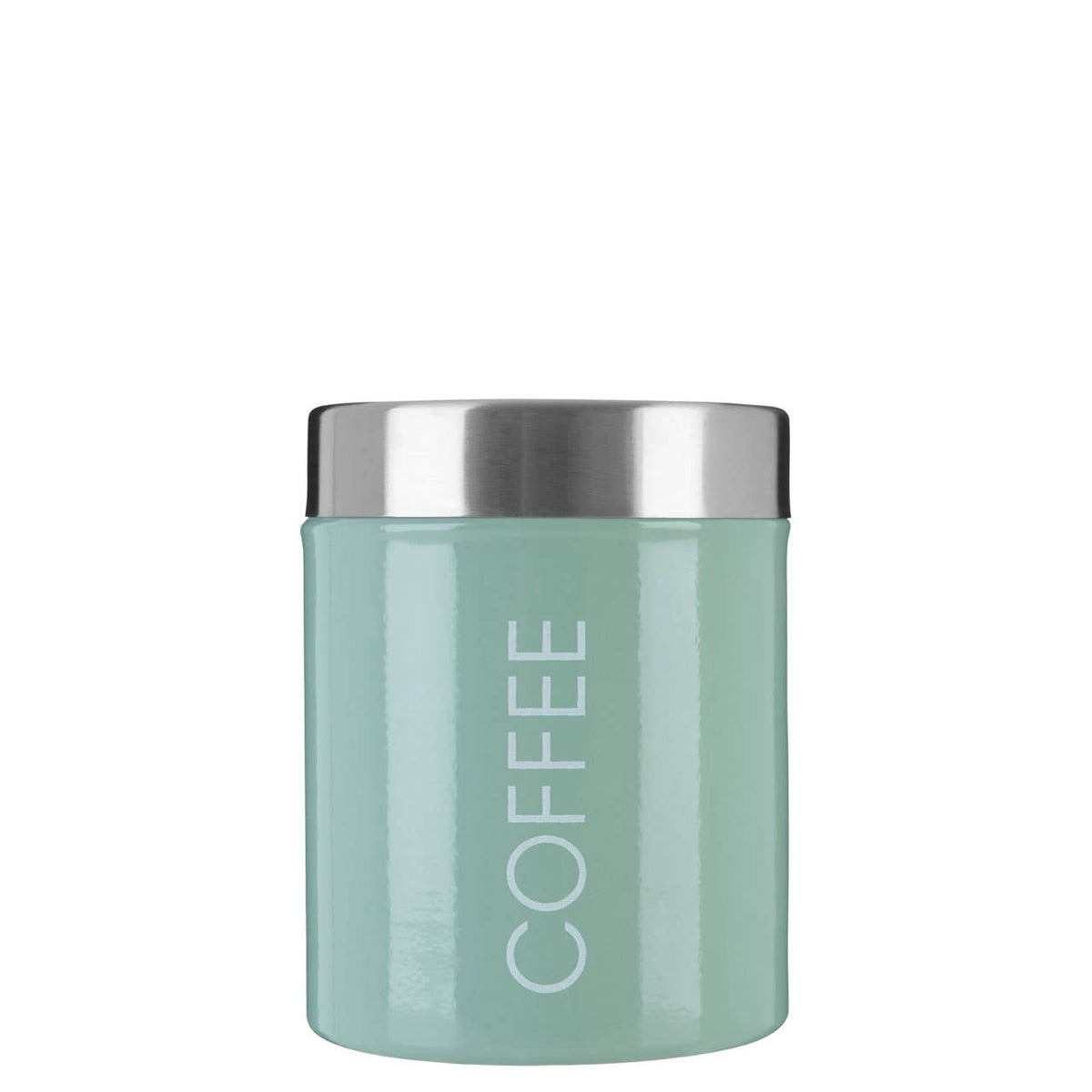 Liberty Sage Green Enamel Coffee Canister