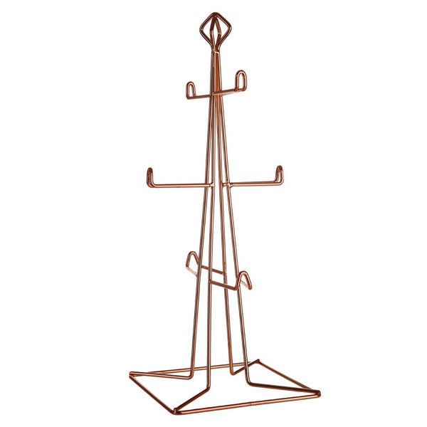 Vertex Copper Finish 6 Mug Tree