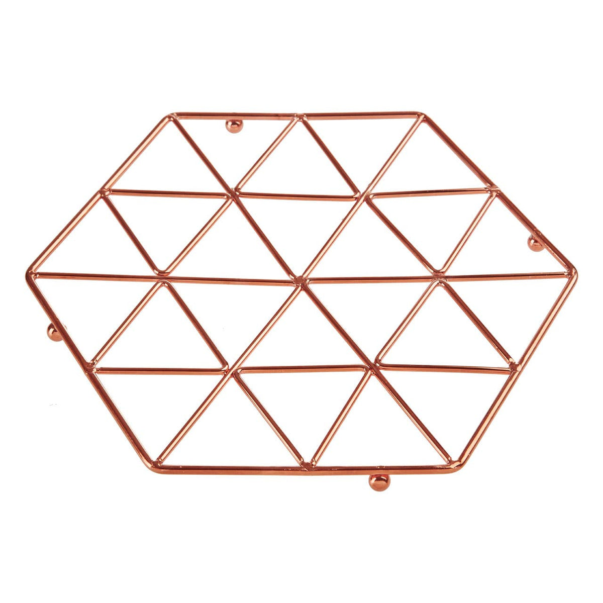 Vertex Copper Finish Trivet