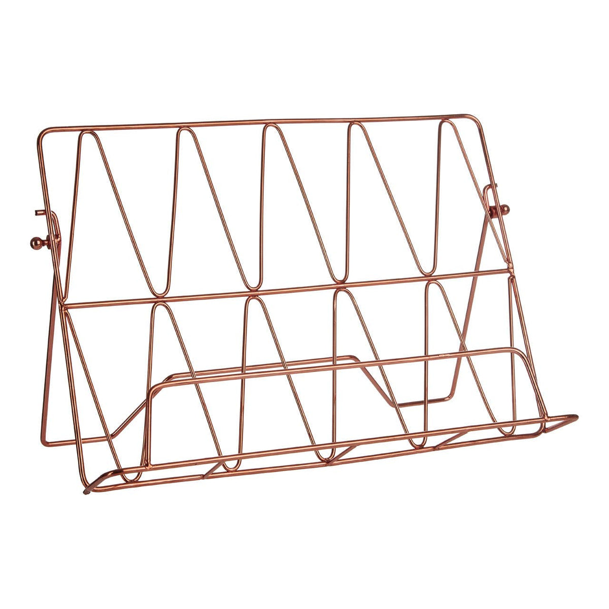 Vertex Copper Finish Cook Book Stand