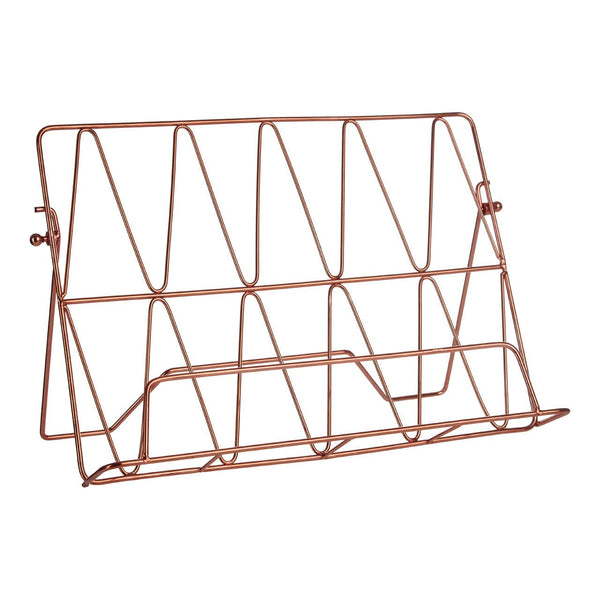 Vertex Copper Finish Cook Book Stand