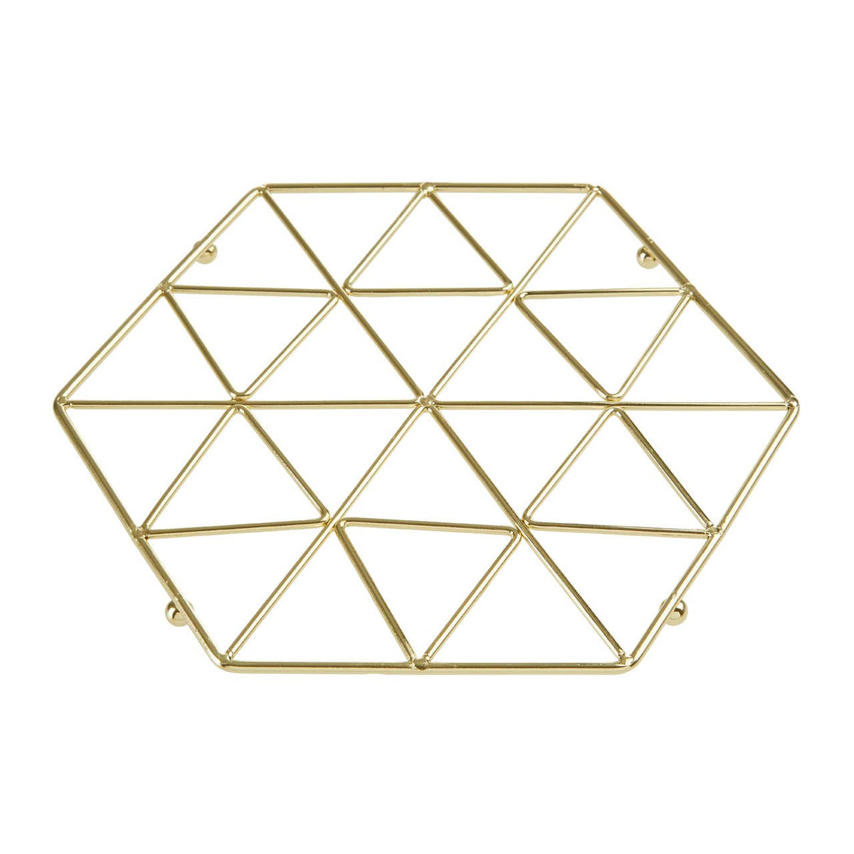 Vertex Gold Finish Trivet