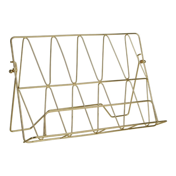 Vertex Gold Finish Cookbook Stand