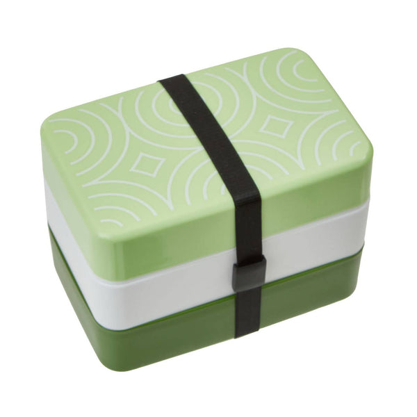 Grub Tub Three Compartment Green Lunch Box With Cutlery