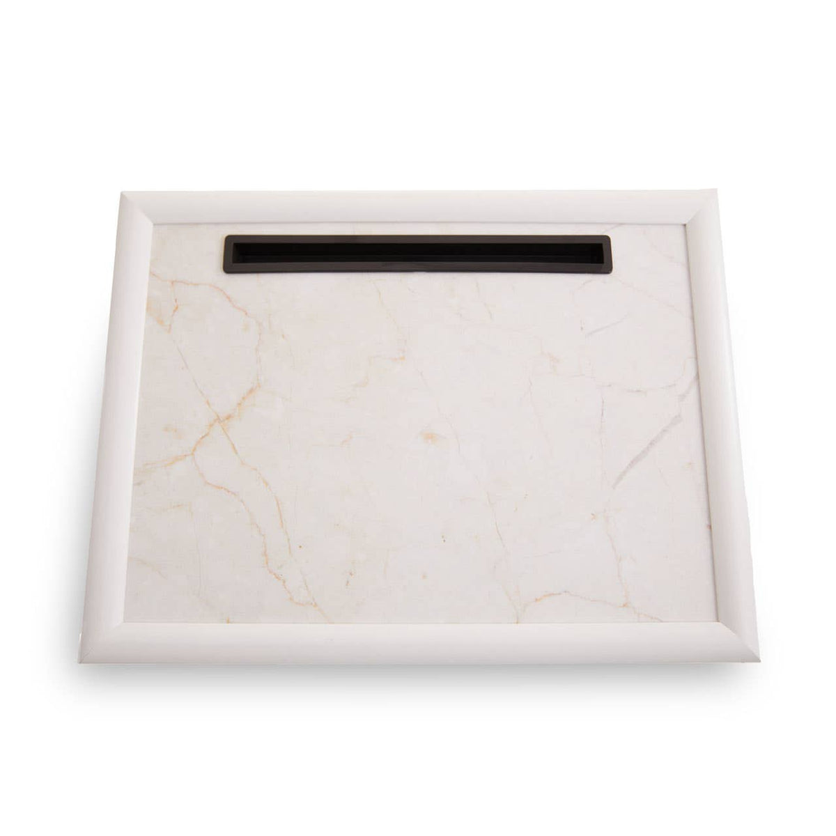 Portada Ecru Marble Lap Tray with Ipad Holder