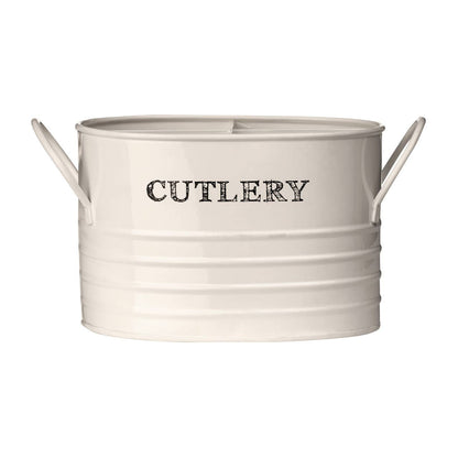 Sketch Cream Cutlery Caddy
