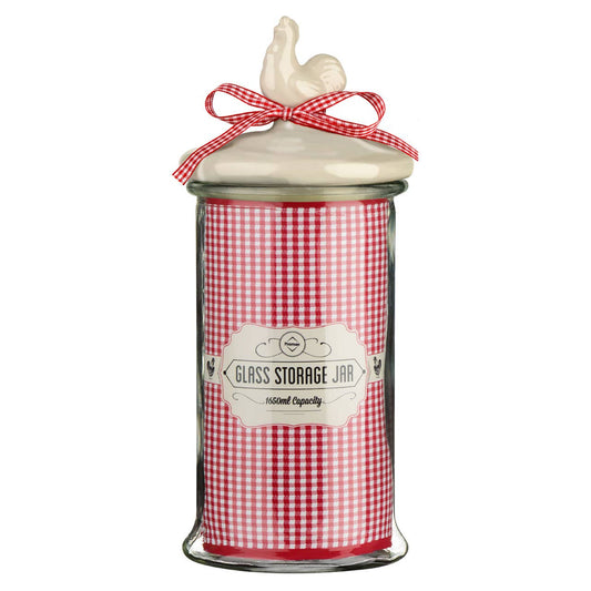 Abbie Glass Storage Jar - 1650ml