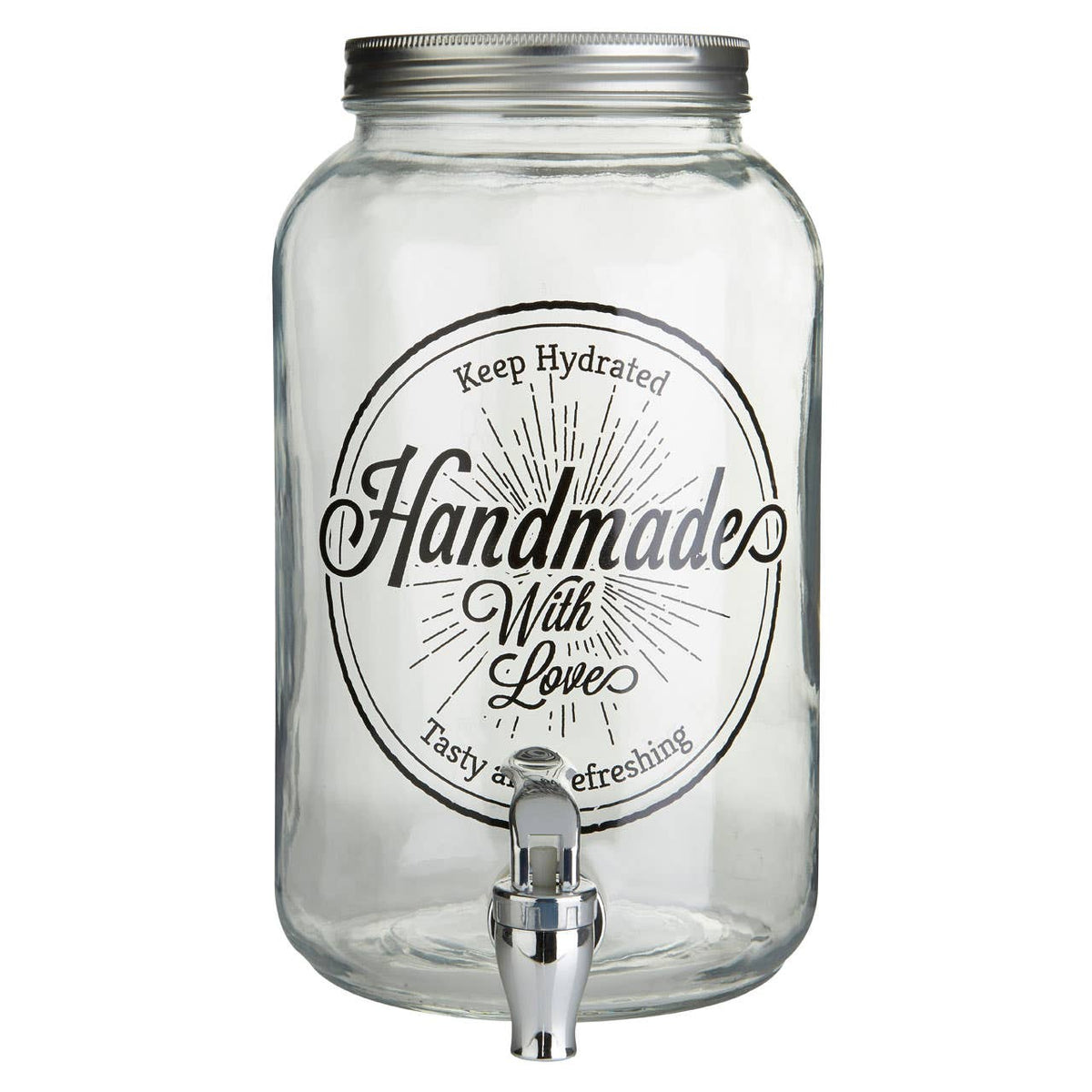 Lea Glass Drinks Dispenser 3500ml