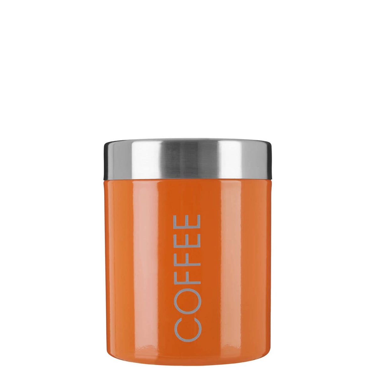 Liberty Orange Enamel Coffee Canister