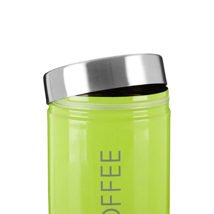 Liberty Lime Green Enamel Tea Coffee and Sugar Canister Set