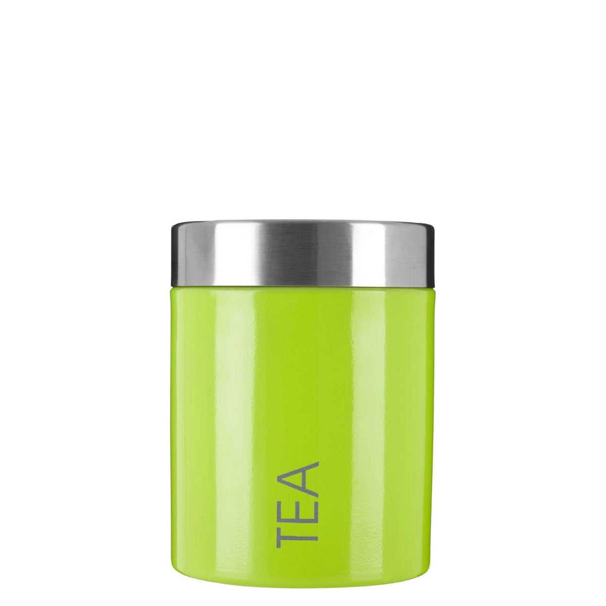 Liberty Lime Green Enamel Tea Canister