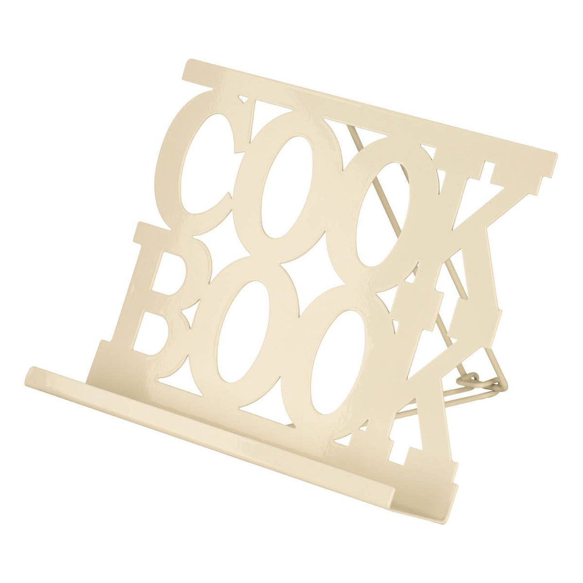 Alpha Enamel Cook Book Stand - Cream