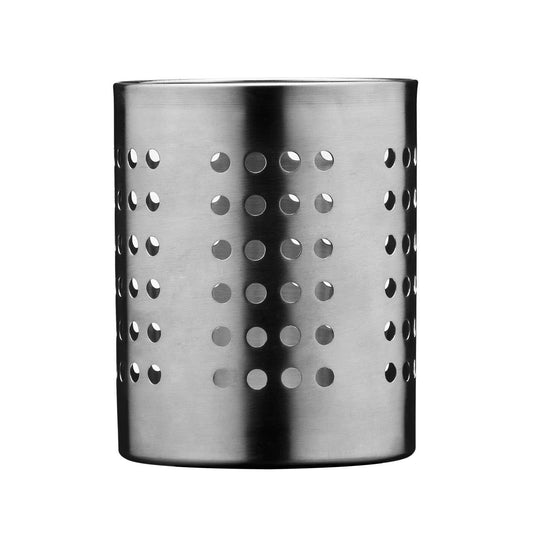 Soren Brushed Stainless Steel Cutlery Caddy