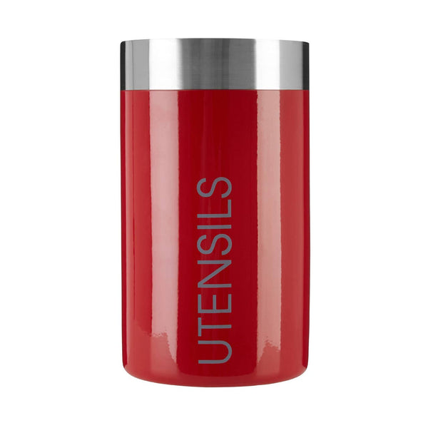 Liberty Red Enamel Utensil Holder