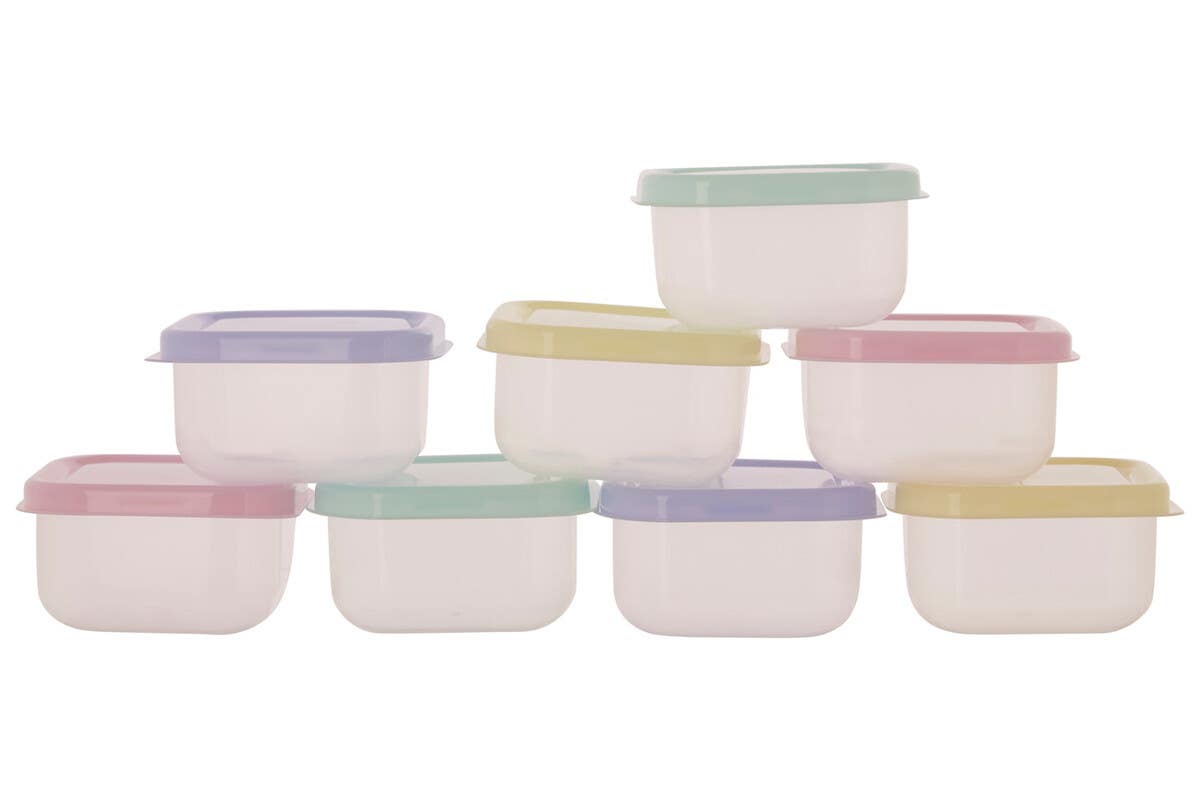 Bitty Set of 8 Assorted Mini Storage Containers