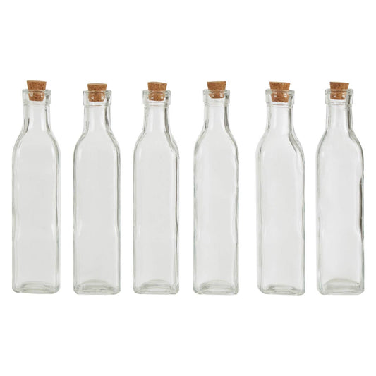 Tromso Set of 6 Glass Bottles