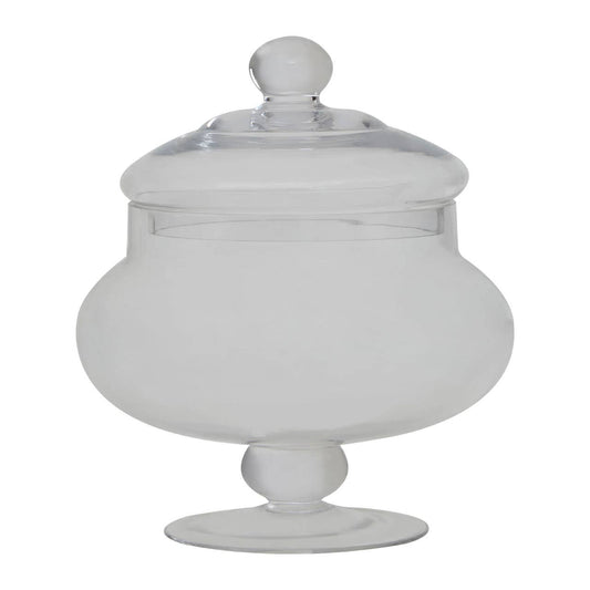 Olivia Clear Glass Candy Small Storage Jar