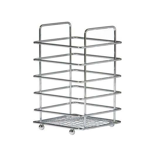 Soren Chrome Finish Cutlery Caddy