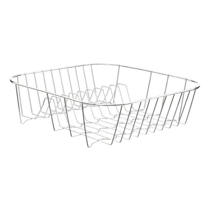 Laurie Small Square Chrome Wire Dish Drainer