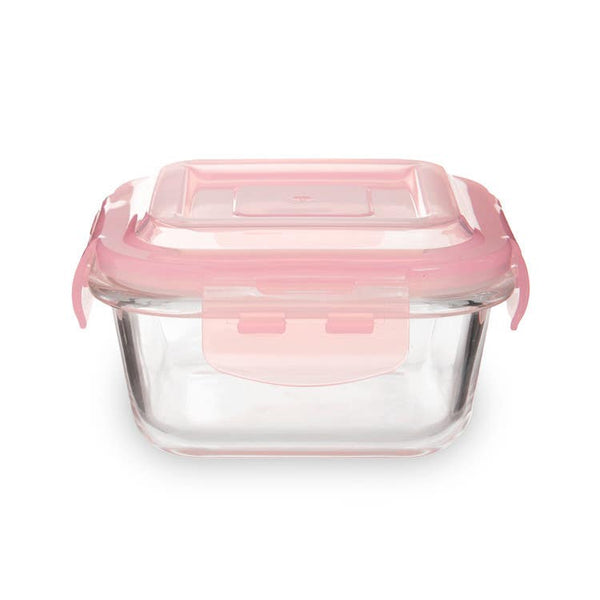 Freska 320ml Square Glass Container.