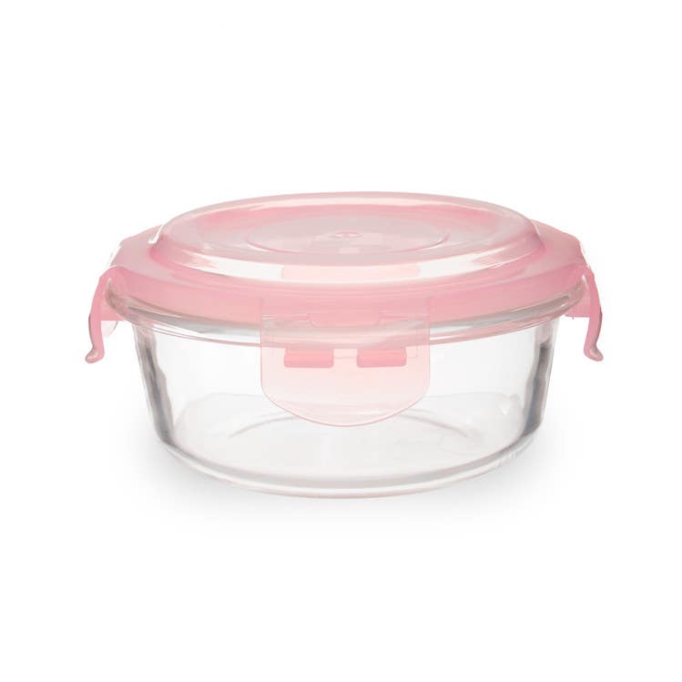 Freska 400ml Round Glass Container