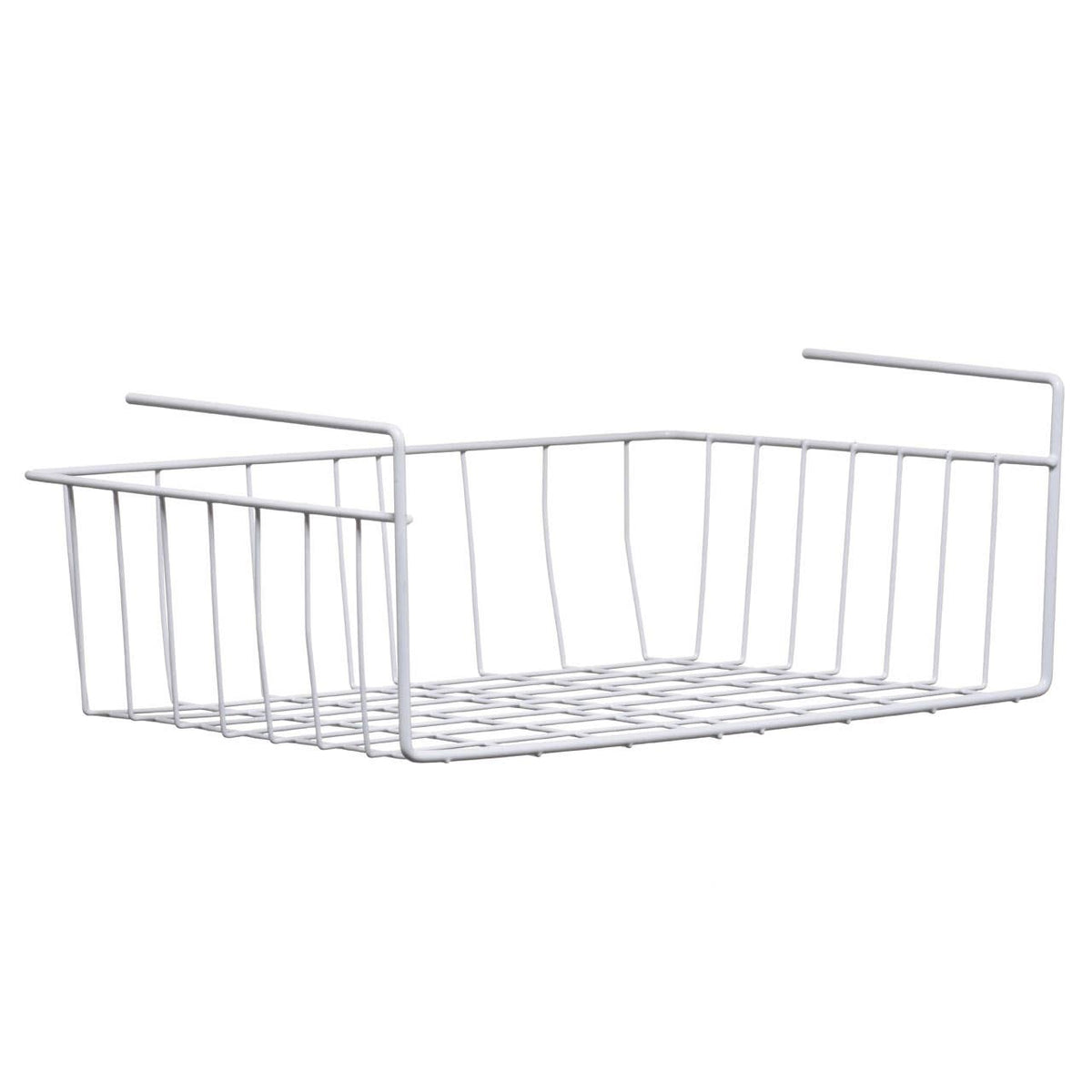 White Under Shelf Large Storage Basket