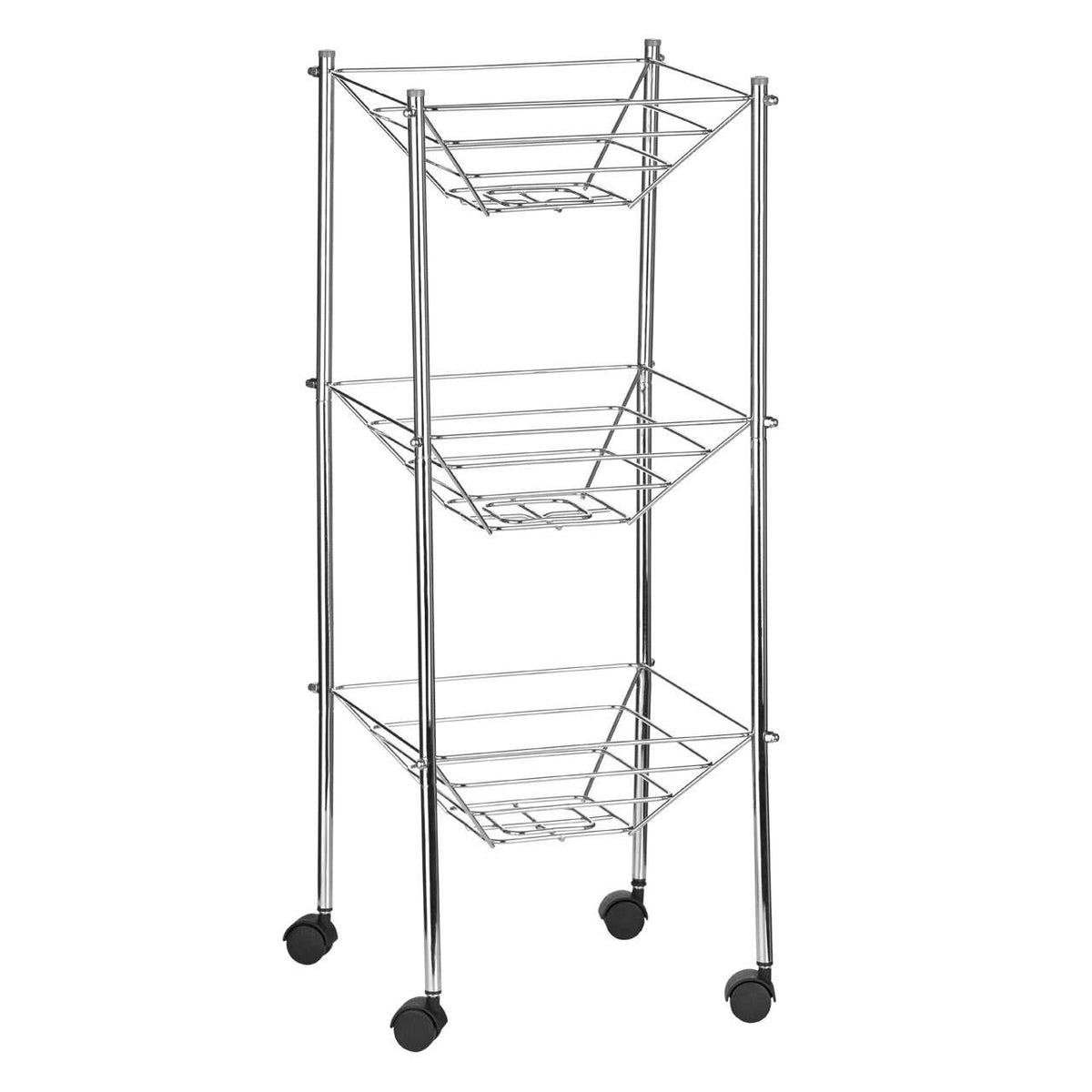 Mara 3 Tier Storage Cart with Wheels