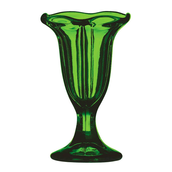 Vidrio Green Coloured Glass Sundae Dish