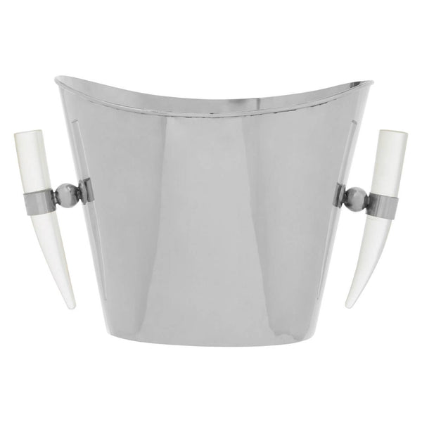 Herne Stainless Steel Wine Cooler with Acrylic Horn Handles