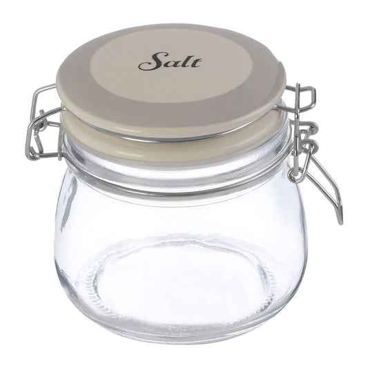 Diego Salt Glass Storage Jar 500ml