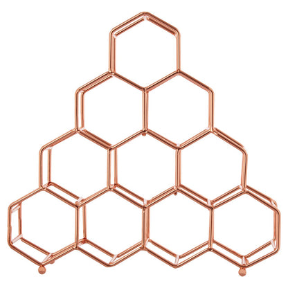 Vertex 10 Bottle Copper Plated Spice Rack