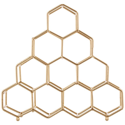 Vertex 10 Bottle Gold Finish Spice Rack