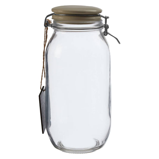 Grocer Glass Storage Jar 2000ml