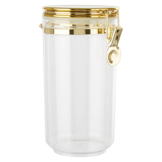 Gozo Jar With Gold Lid 1100 ml