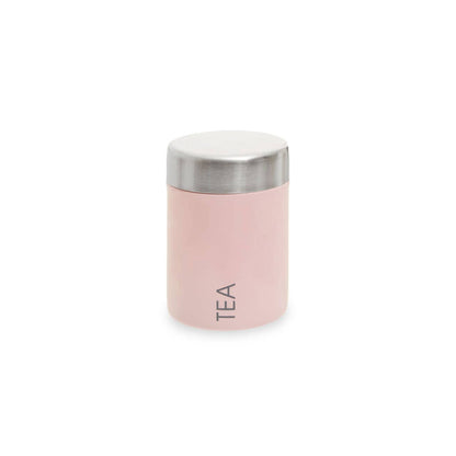 Liberty Pink Enamel Tea Canister