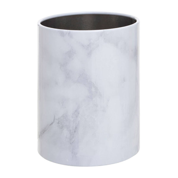 Easton White Marble Effect Utensil Holder