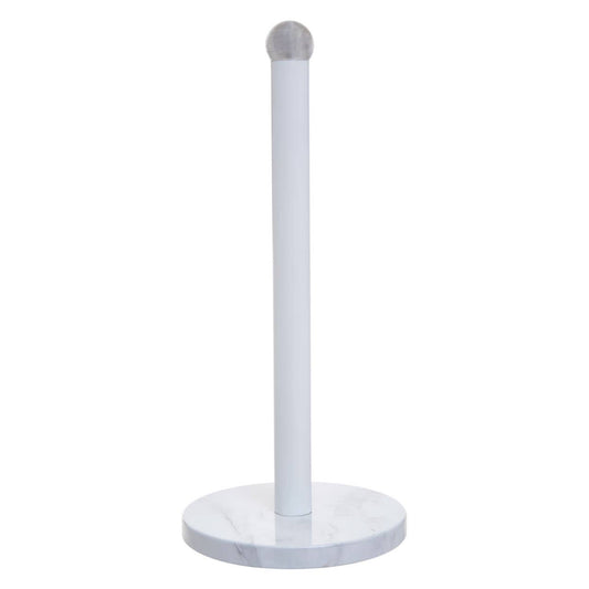 Easton White Marble Effect Kitchen Roll Holder