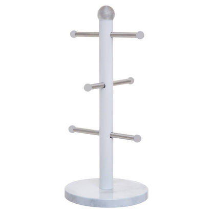 Easton Marble Effet and Silver Mug Tree