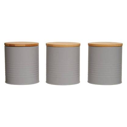 Set Of Three Alton Grey Cannisters