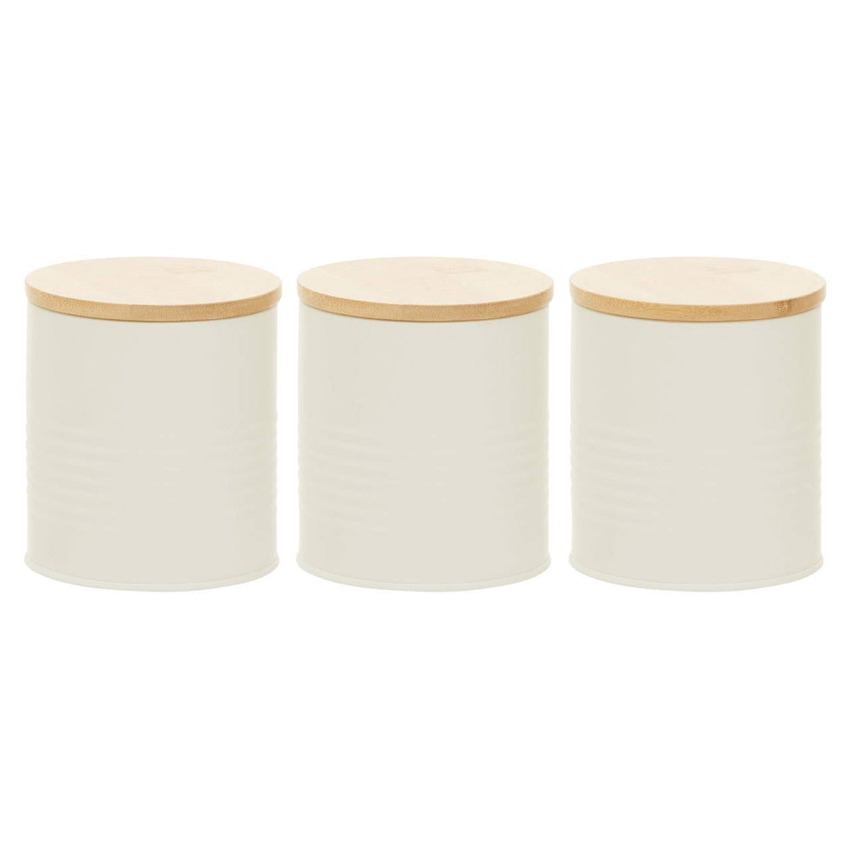 Set Of Three Alton Cream Cannisters
