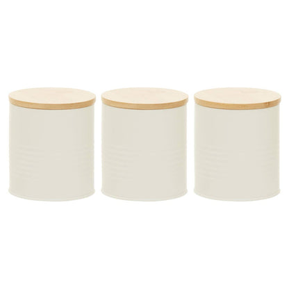 Set Of Three Alton Cream Cannisters